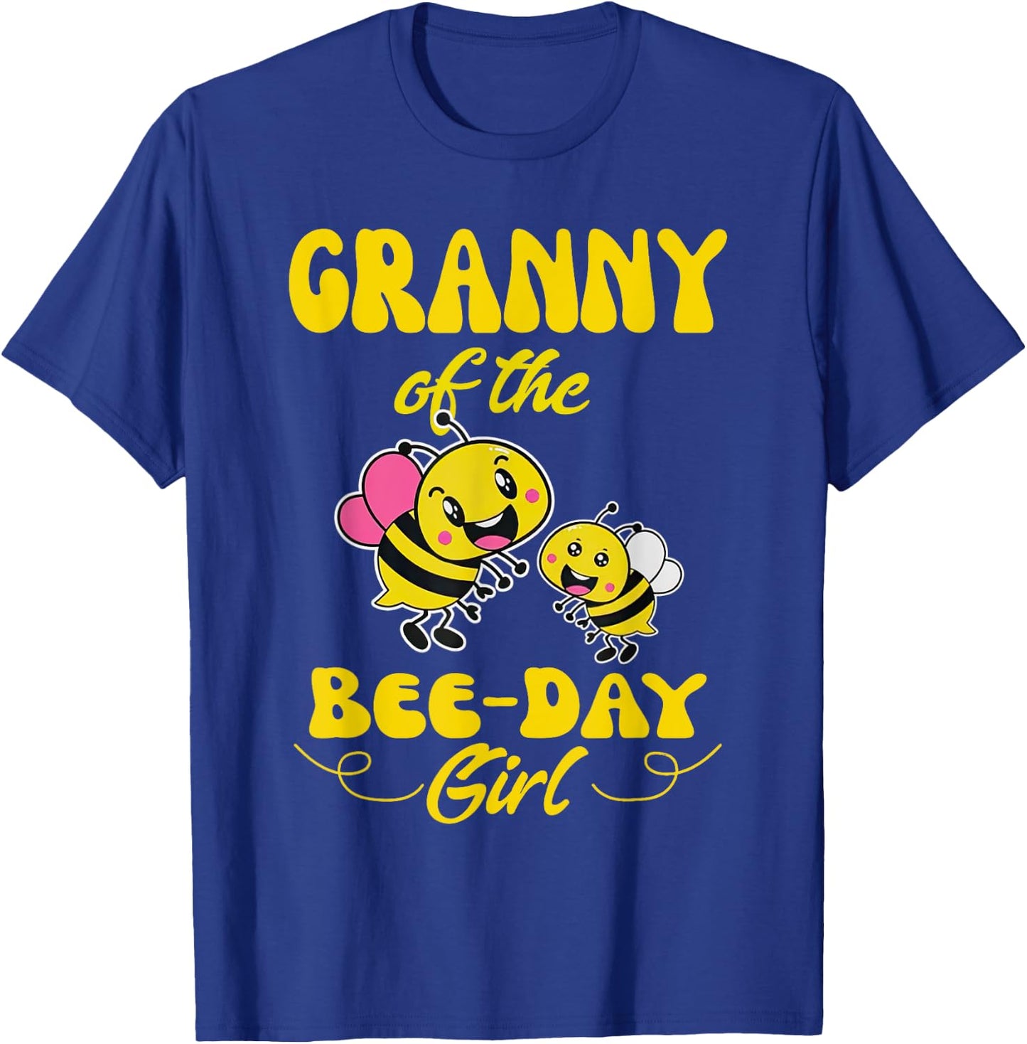 Granny Of The Bee Day Girl Fathers Day Matching Birthday T-Shirt - T-Shirt | Royal