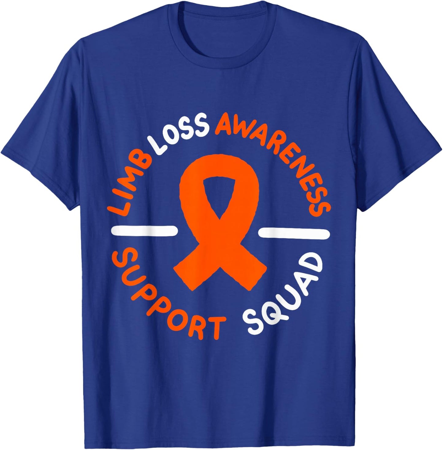 Limb Loss Awareness Support Squad T-Shirt - T-Shirt | Royal