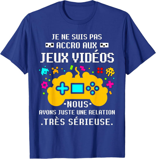 Gift Teen Gamer Christmas Video Games Humor Geek Teen Boy , Black, S T-Shirt - T-Shirt | Royal