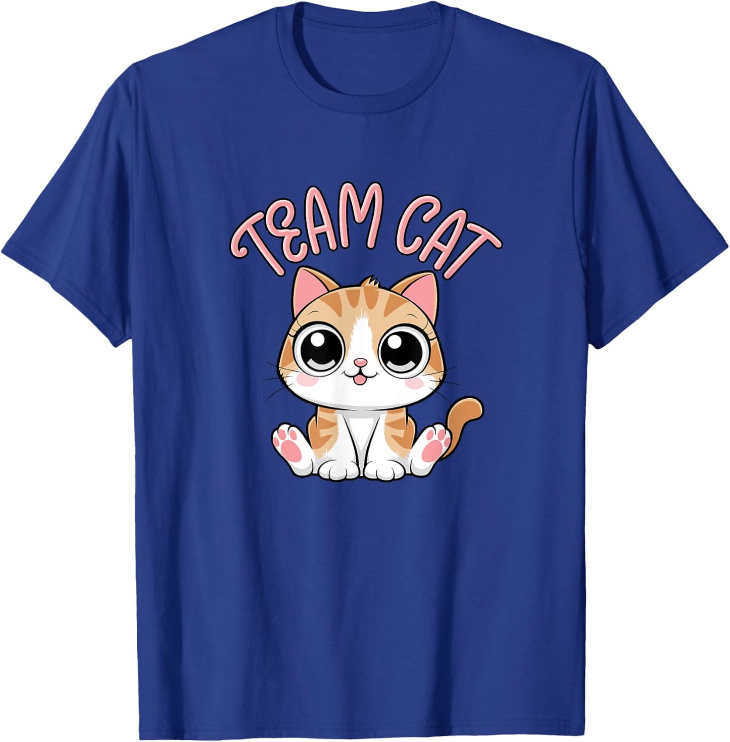 Team Cat, Cute Cat, Team Cat Kawaii, Adorable Style T-Shirt - T-Shirt | Royal
