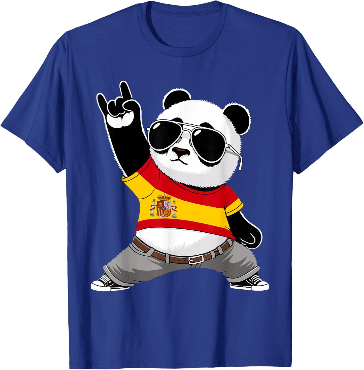 Spanische Flagge, Herren, Damen, Kinder, Spanien T-Shirt - T-Shirt | Royal