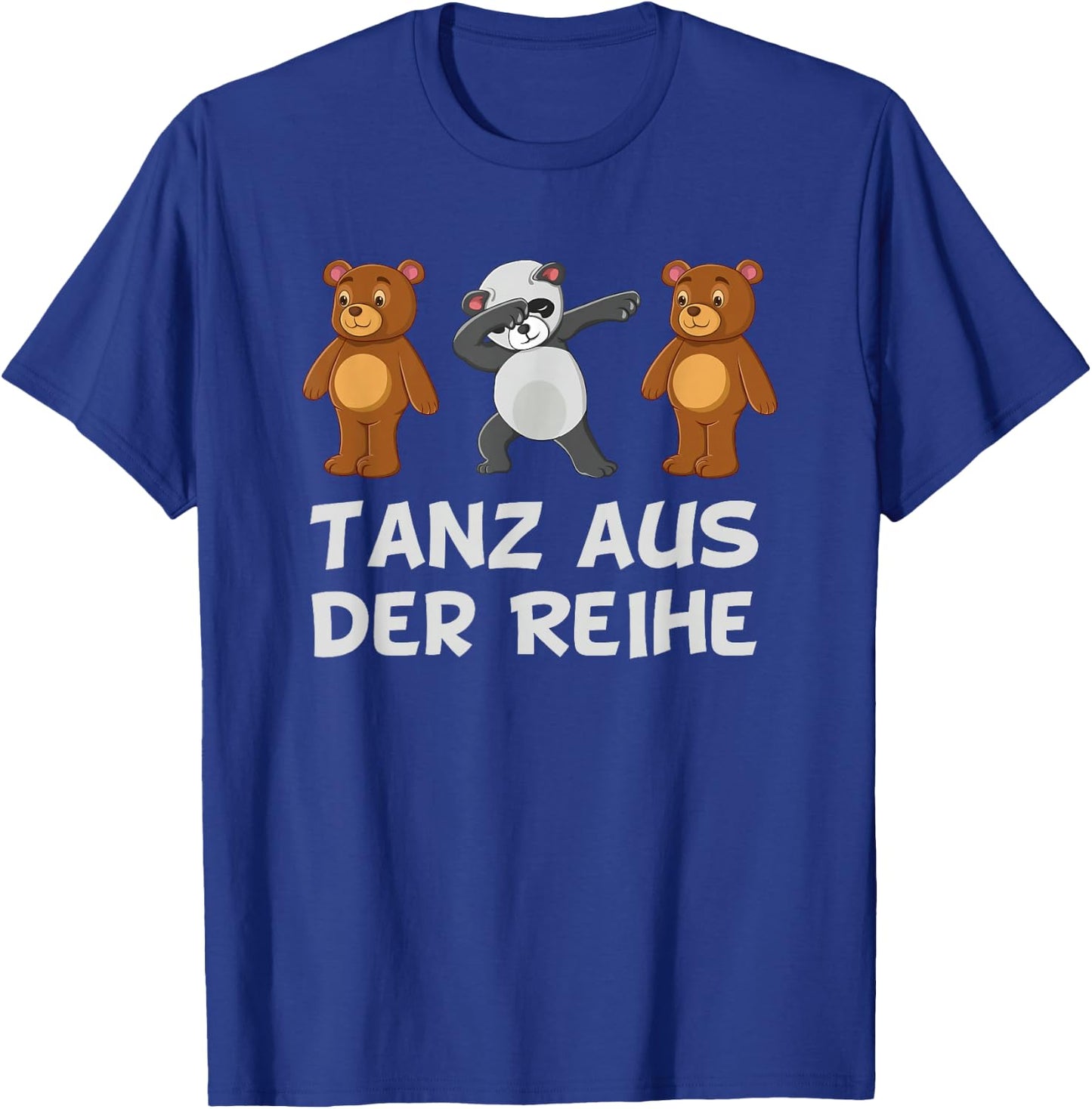 Be Different Mut Panda verrückt Tanzen Tanz aus der Reihe T-Shirt - T-Shirt | Royal