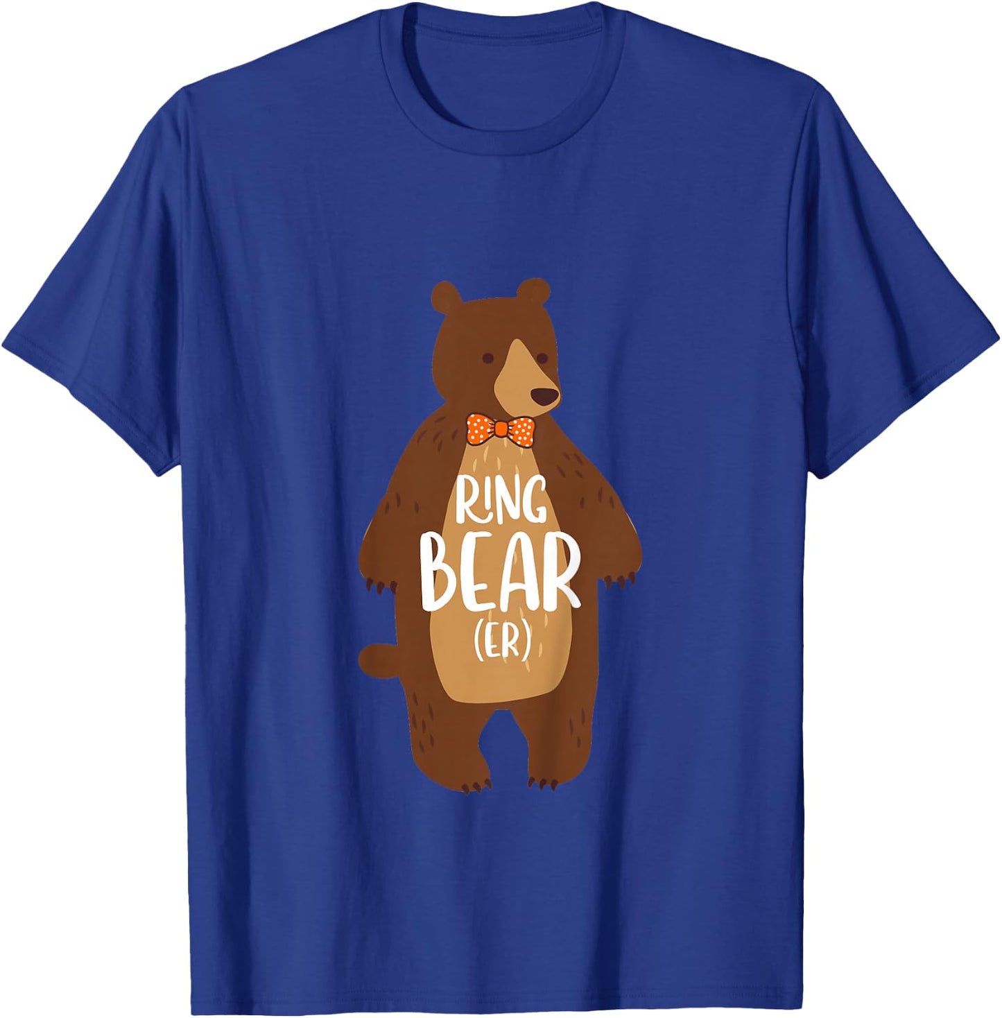 Ring Bear(er) Cute Bear Ring Bearer Proposal Baby Wedding T-Shirt - T-Shirt | Royal