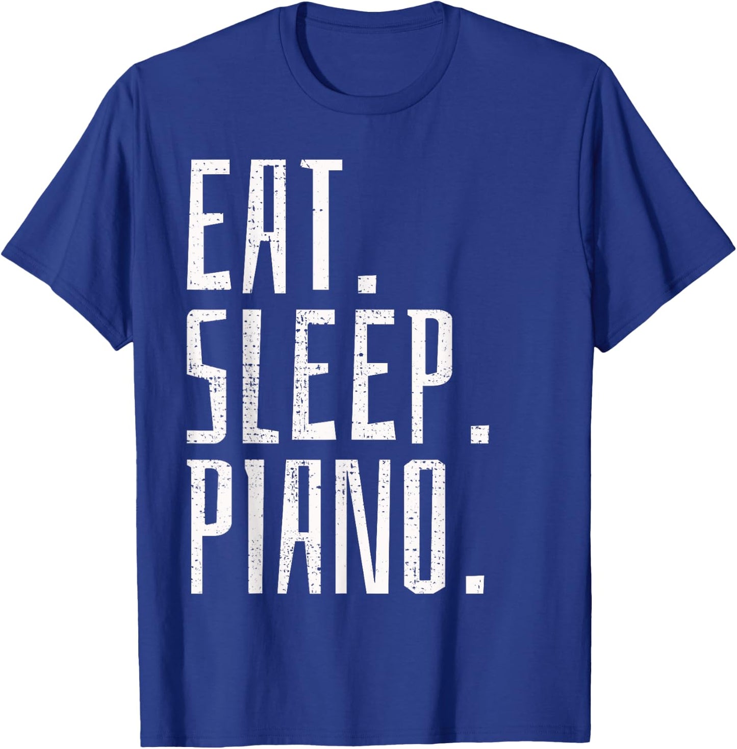 Piano Music Instrument Pianist Vintage Gift T-Shirt - T-Shirt | Royal