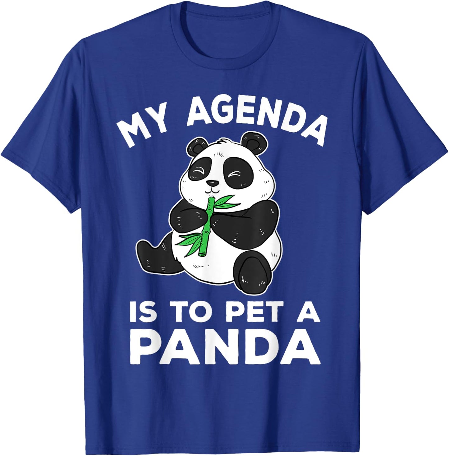 Panda Bear Pet Bamboo Forest Wlidlife China Zookeeper Giant T-Shirt - T-Shirt | Royal