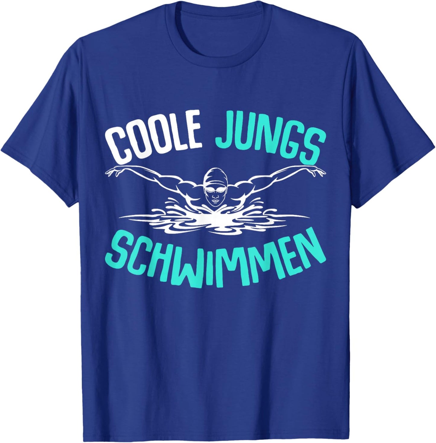 Coole Jungs Schwimmen Schwimmer Schwimm Kinder Jungen T-Shirt - T-Shirt | Royal