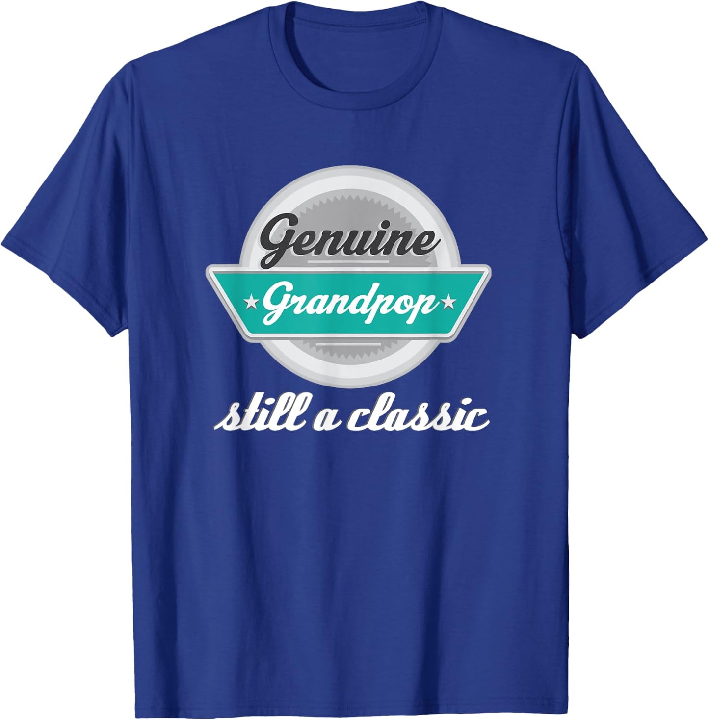 Grandpop Gift Grandpa T-Shirt - T-Shirt | Royal