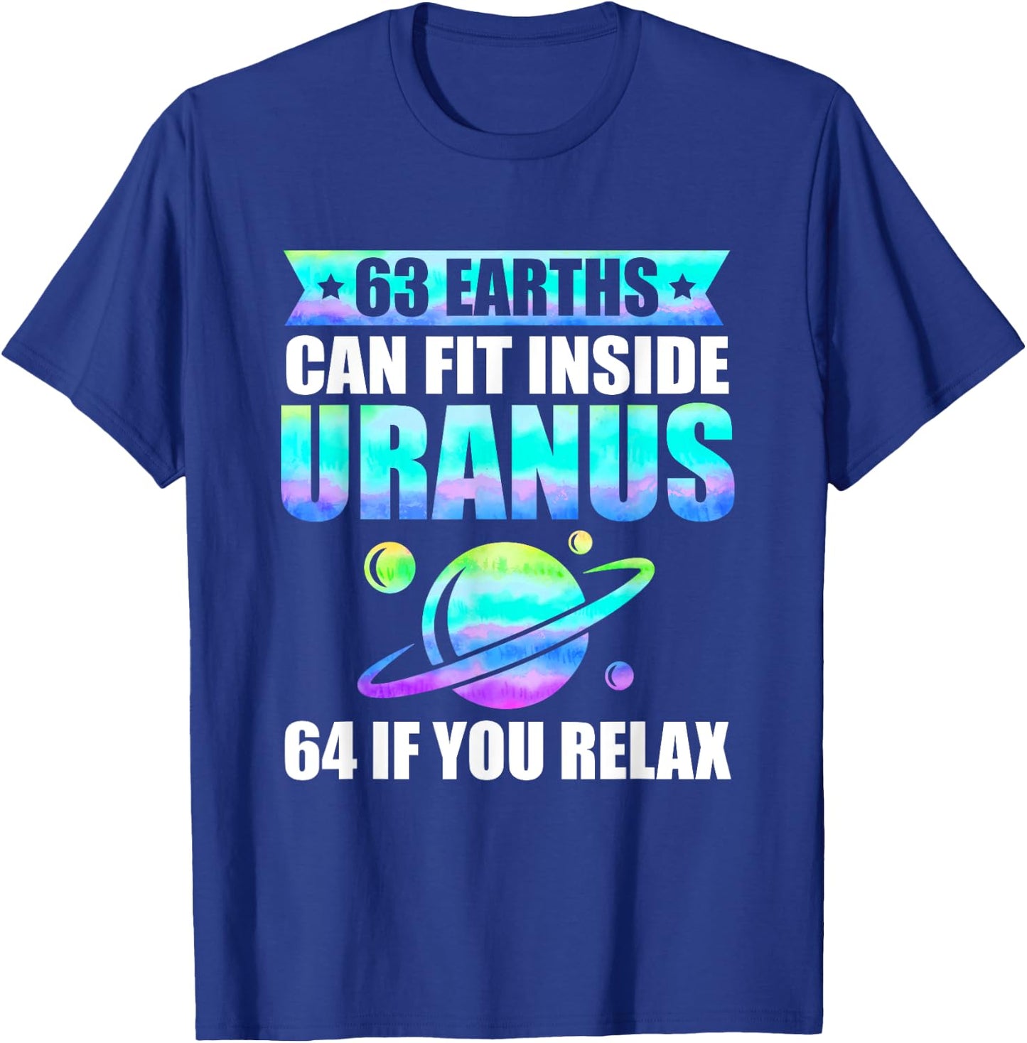 Funny Astronomy Uranus Astronomer Astrophysics T-Shirt - T-Shirt | Royal