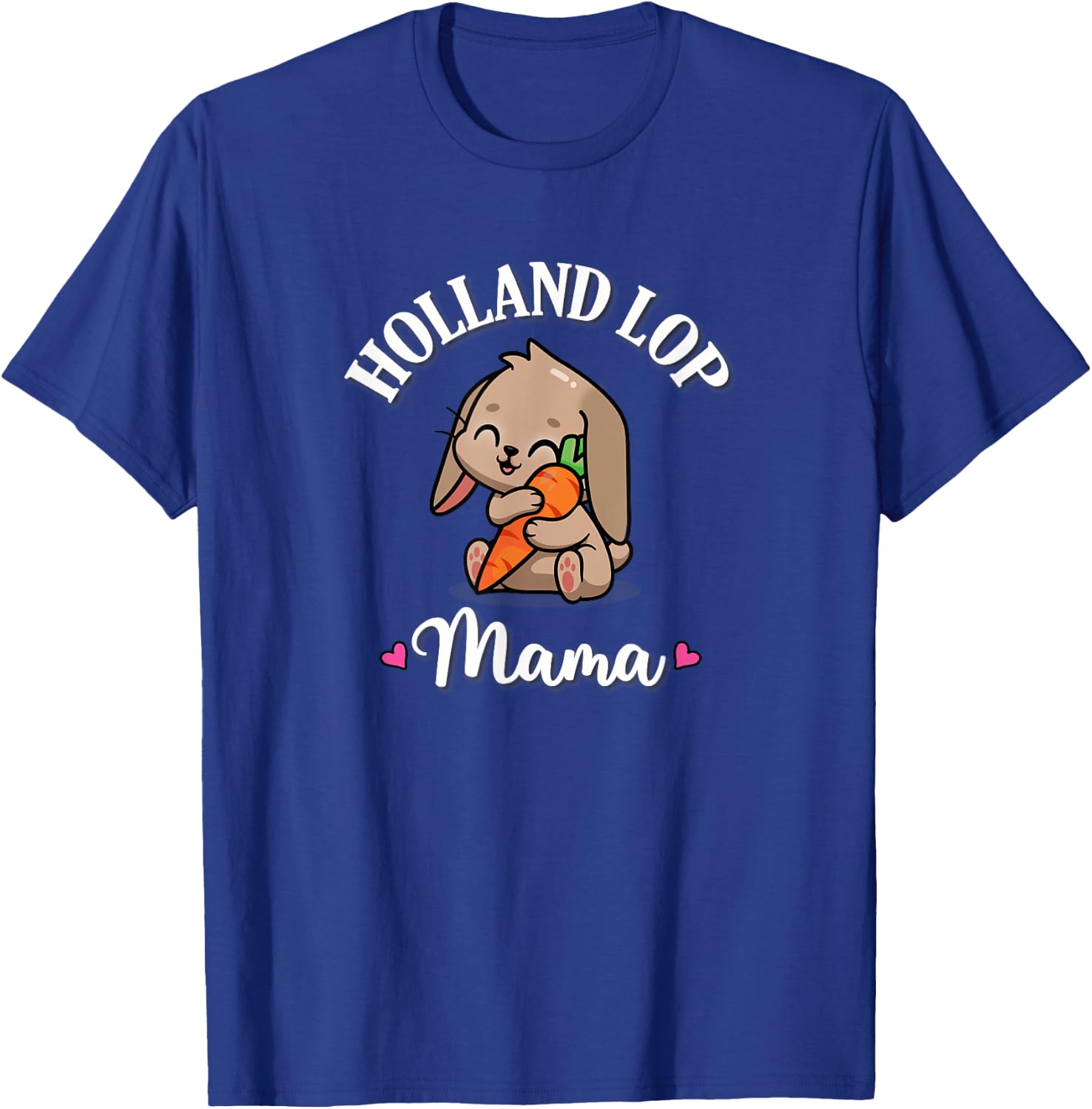 Kawaii Girls Mini Holland Lop Mom Bunny Rabbit Mama Lover T-Shirt - T-Shirt | Royal