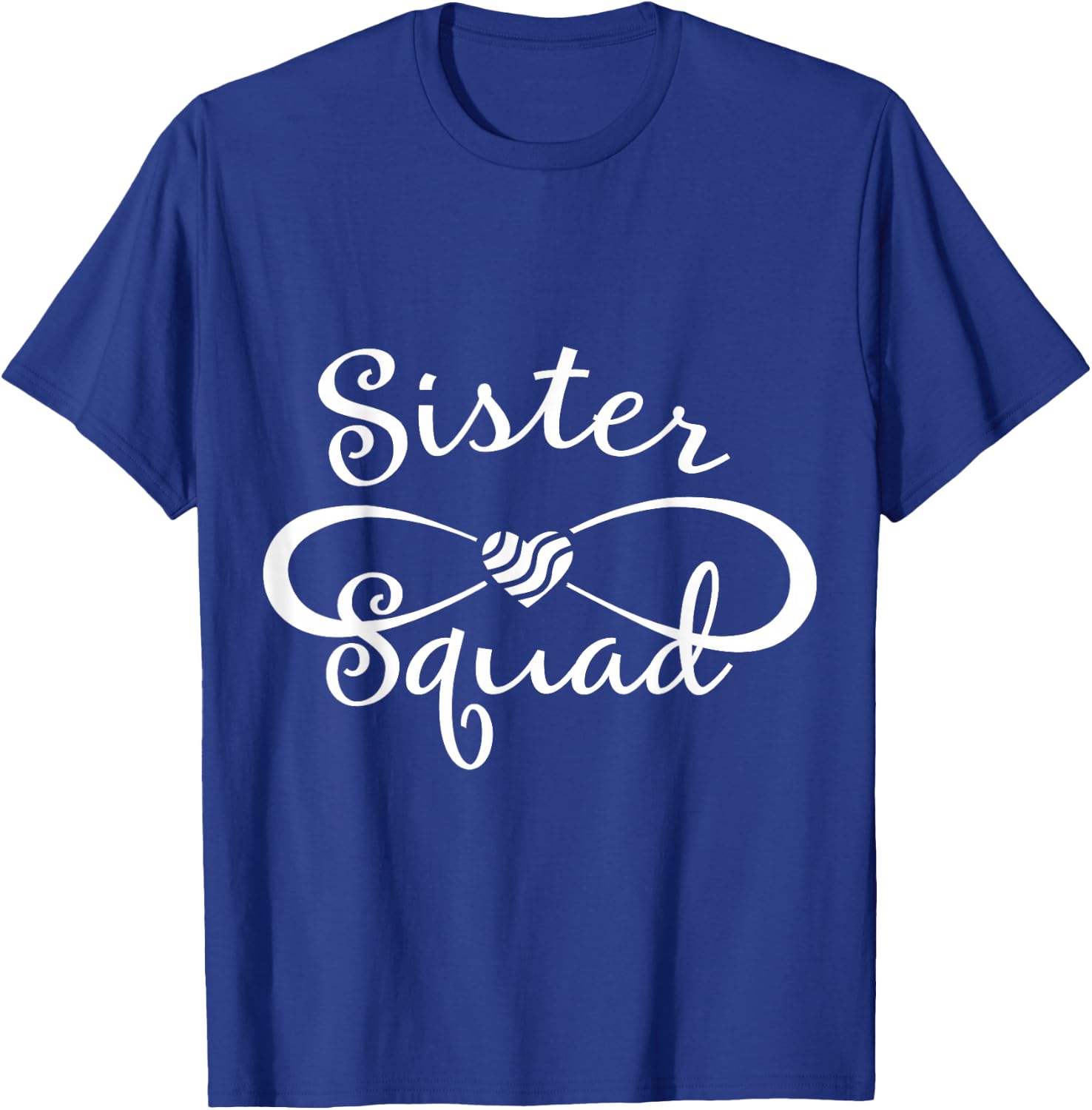Sister Squad Funny Sister Birthday Party Gift T-Shirt - T-Shirt | Royal