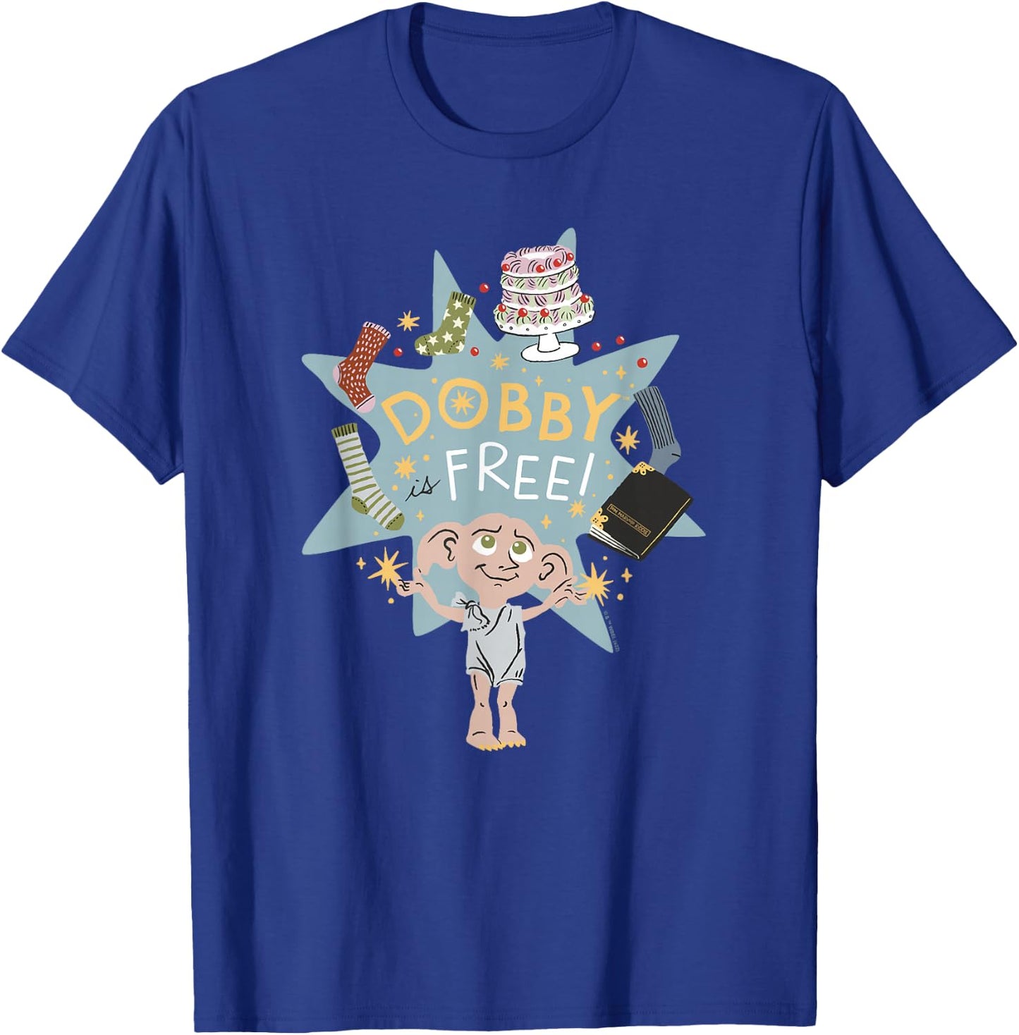 Harry Potter: Deathly Hallows 2 Dobby is Free Sketch T-Shirt - T-Shirt | Royal