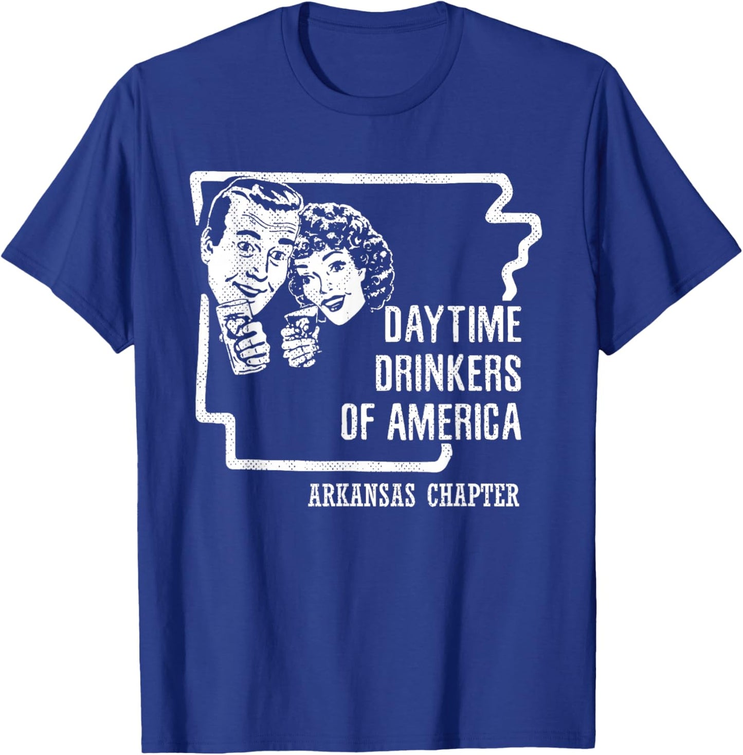 Arkansas Daytime Drinkers Shirt Beer Wine Gift Sarcasm Joke T-Shirt - T-Shirt | Royal