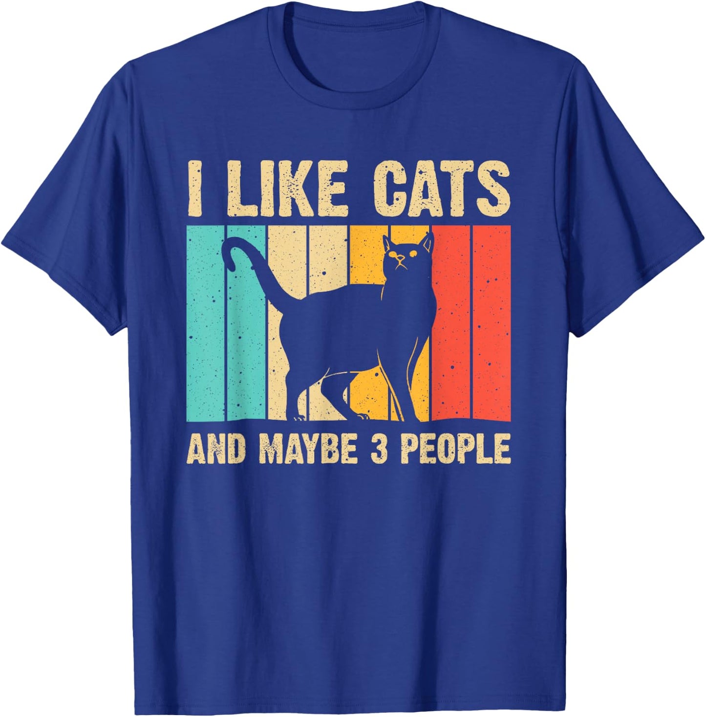 Funny Cat Design Cat Lover Women Animal Introvert T-Shirt - T-Shirt | Royal