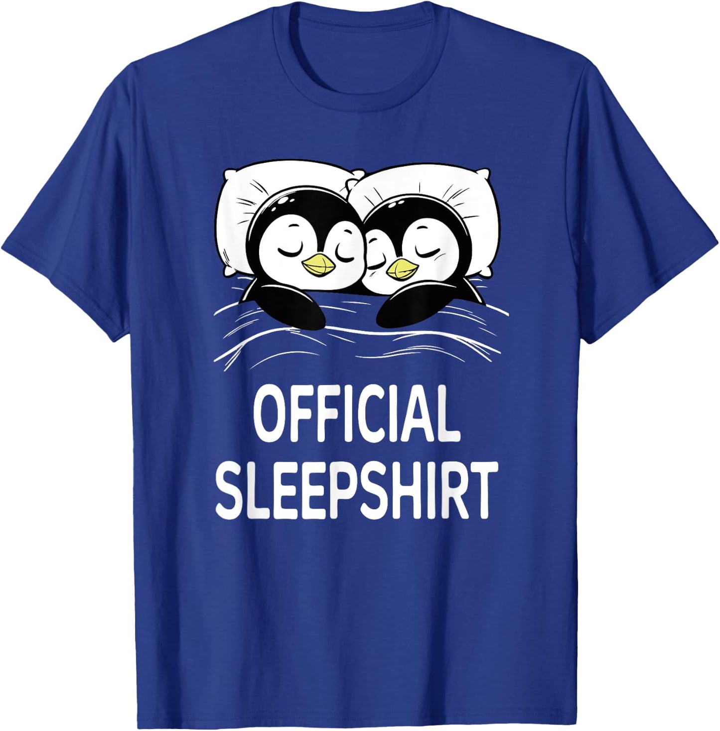 Official Sleepshirt Penguin Pyjama T-Shirt - T-Shirt | Royal
