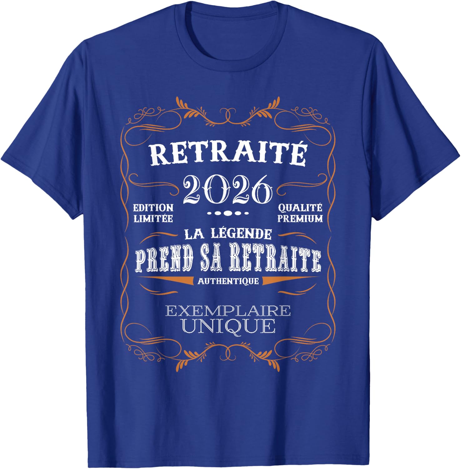 La Légende Takes Her Retirement - Funny Retirement 2026 T-Shirt - T-Shirt | Royal