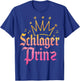 Schlagerprinz Schlageroutfit Partnerlook Schlagermusik T-Shirt - T-Shirt | Royal