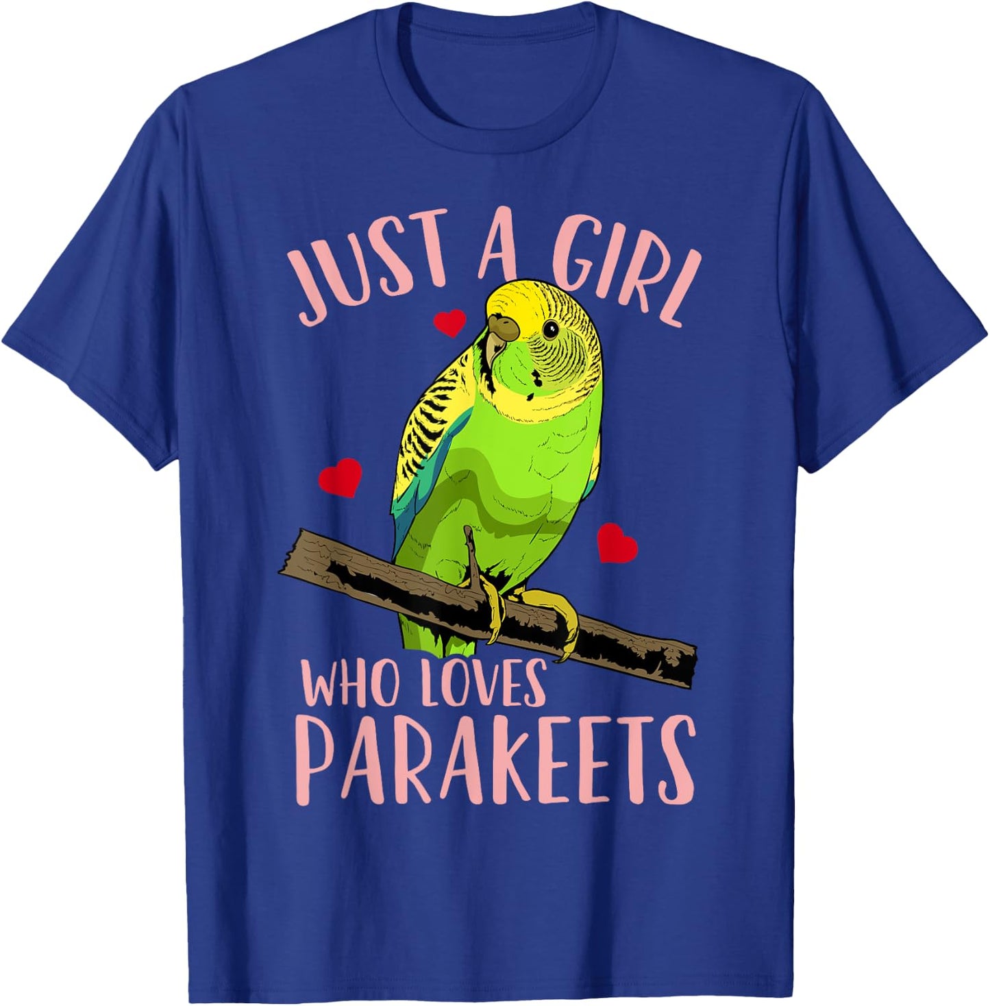 Parakeet Budgie T-Shirt - T-Shirt | Royal