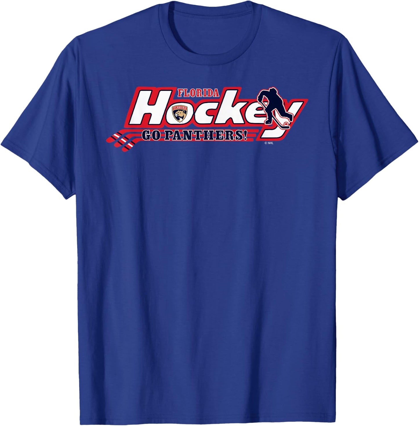 Florida Panthers Hockey Officially Licensed T-Shirt - T-Shirt | Royal