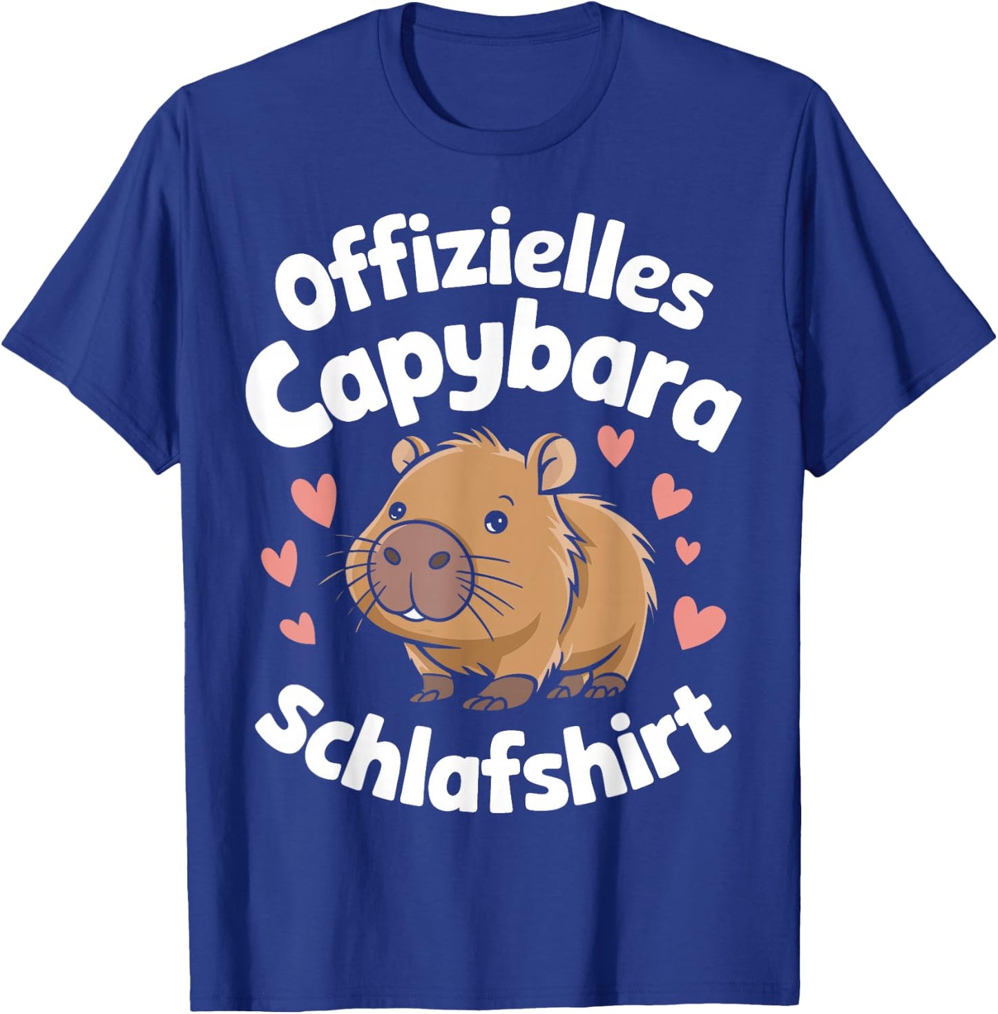 Capybara Official Capybara Sleep Shirt , black T-Shirt - T-Shirt | Royal