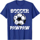Soccer PawPaw Funny Soccer Player Paw Paw T-Shirt - T-Shirt | Royal