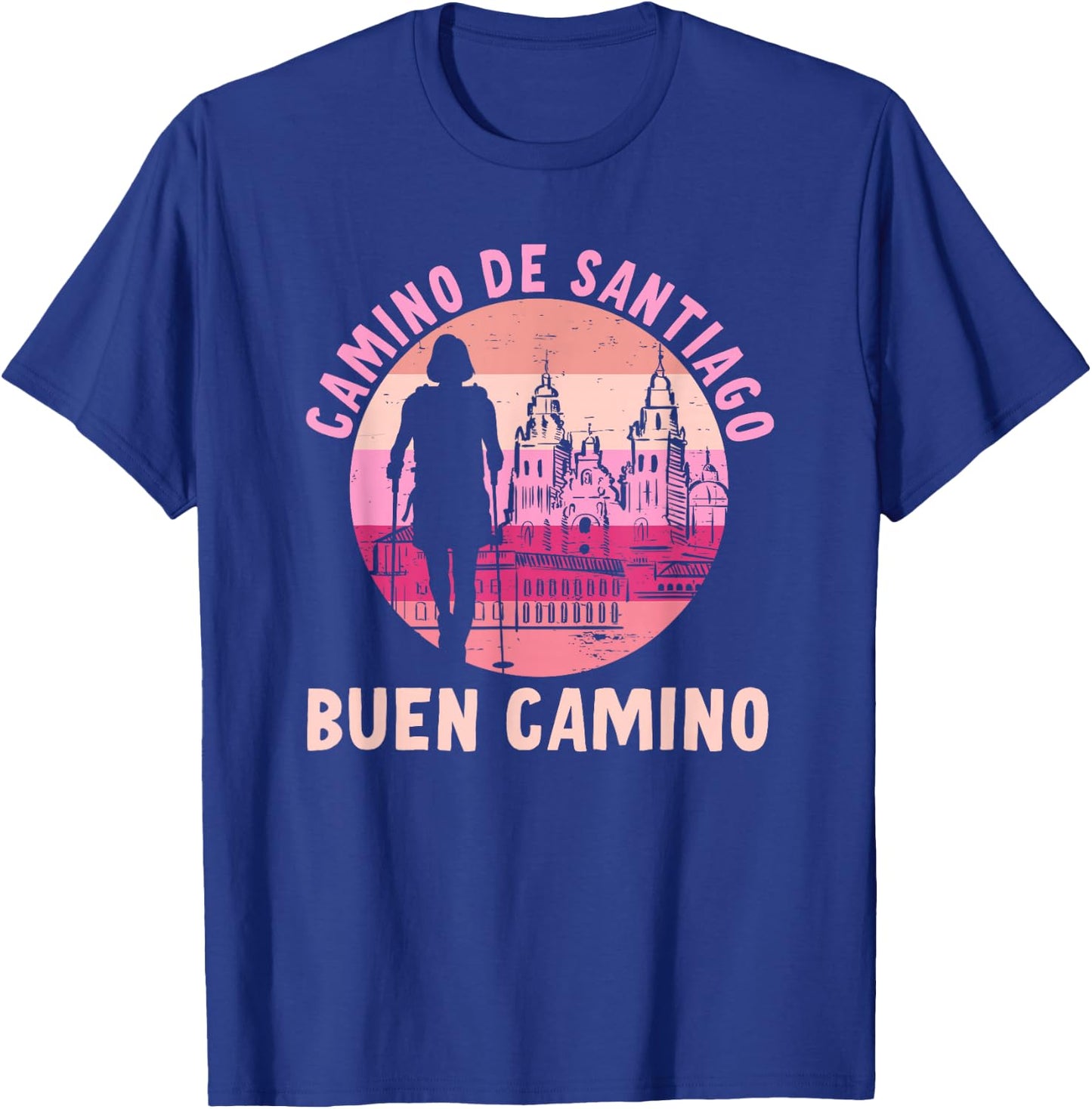 Buen Camino de Santiago de Compostela Jakobsweg T-Shirt - T-Shirt | Royal