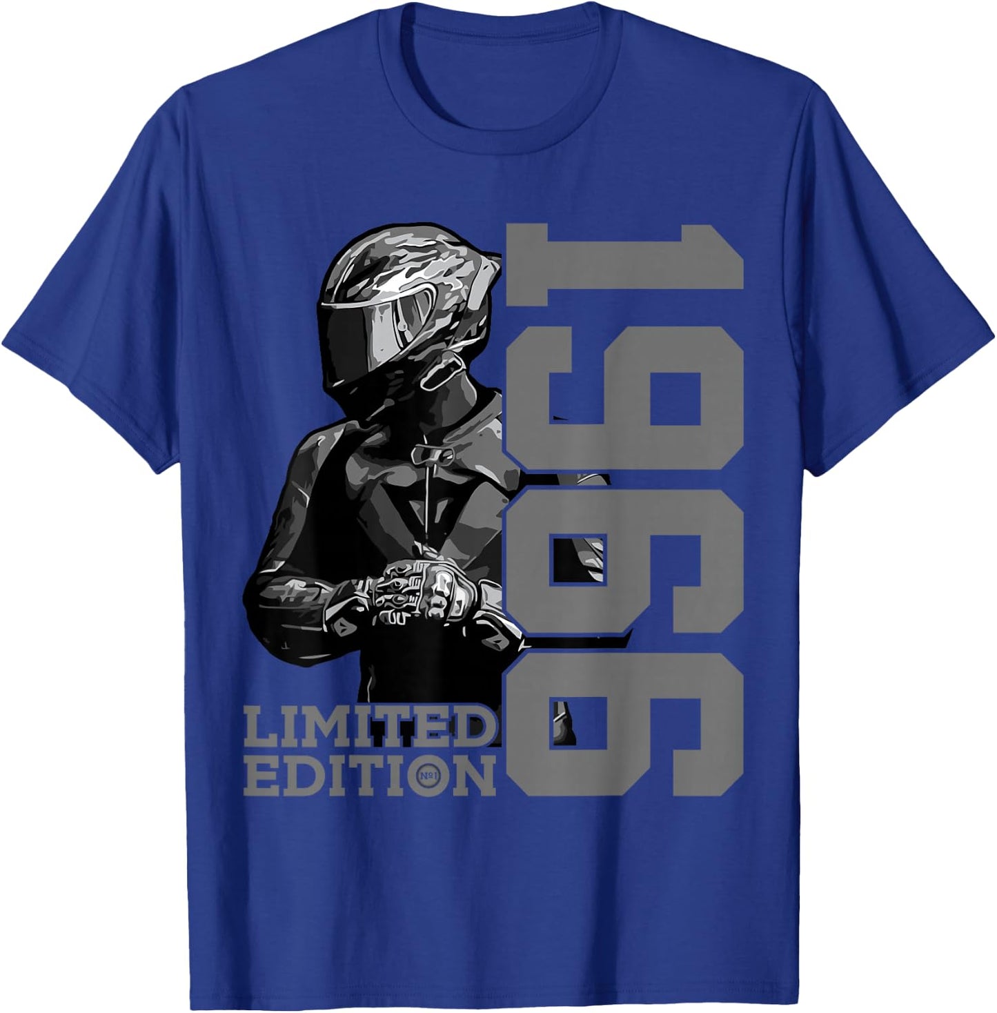 Limited Edition 1966 Biker Motorrad 60. Geburtstag T-Shirt - T-Shirt | Royal