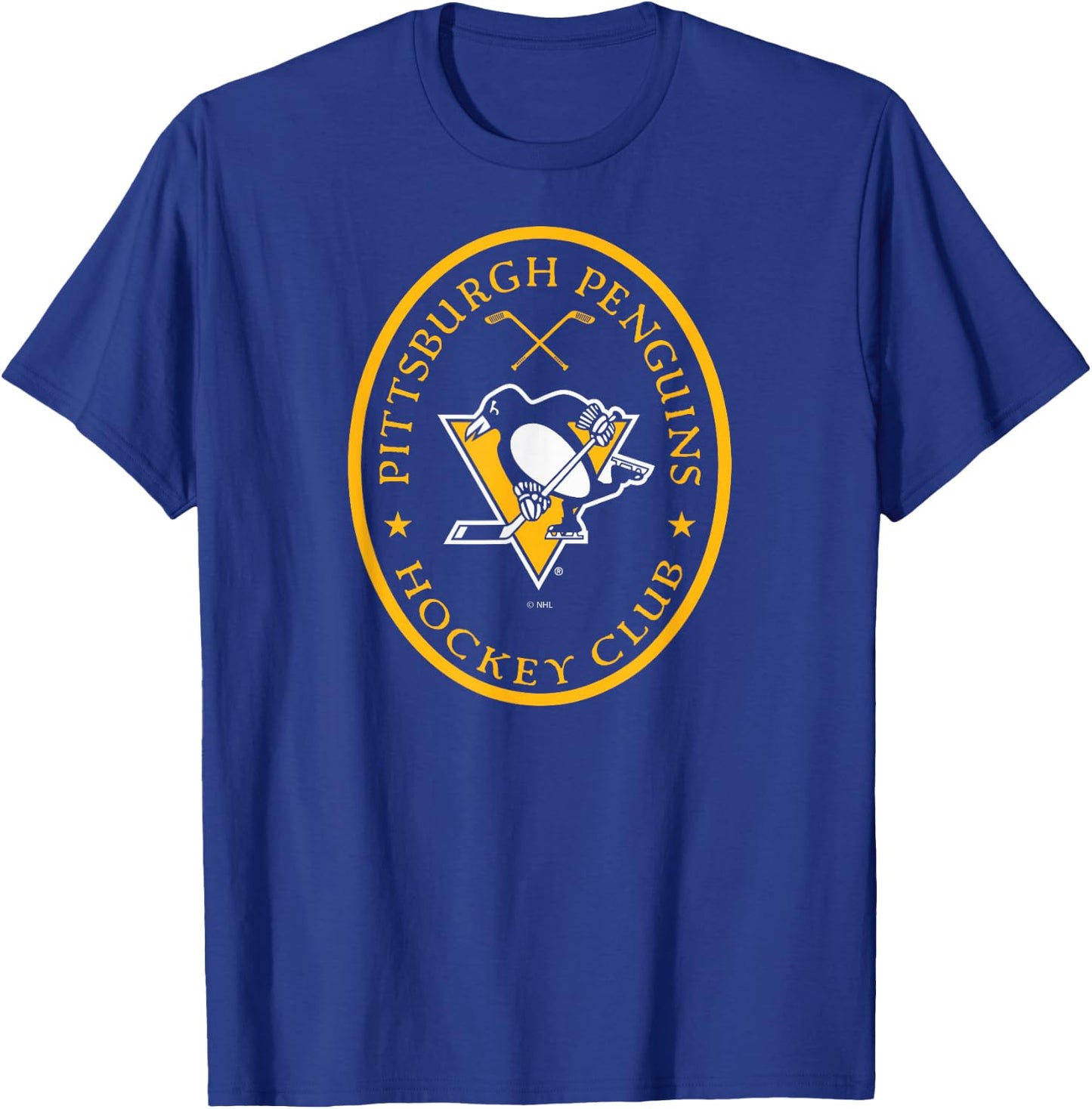 Pittsburgh Penguins Iconic Black Officially Licensed T-Shirt - T-Shirt | Royal