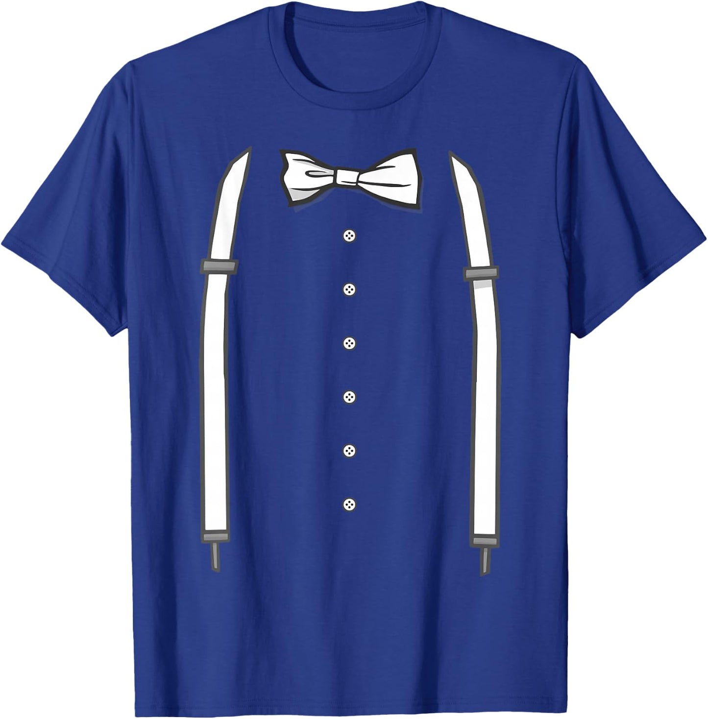 Fake Anzug Aufdruck JGA Männer Kostüm Verkleidung T-Shirt - T-Shirt | Royal