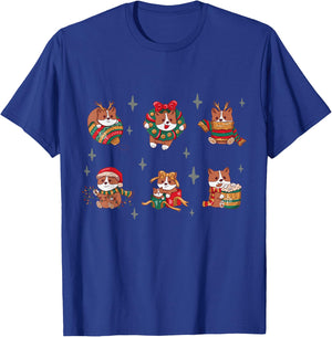 Ugly Cute Corgi Dog Christmas Sweater T-Shirt - T-Shirt | Royal