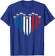 French Flag Novelty France T-Shirt - T-Shirt | Royal