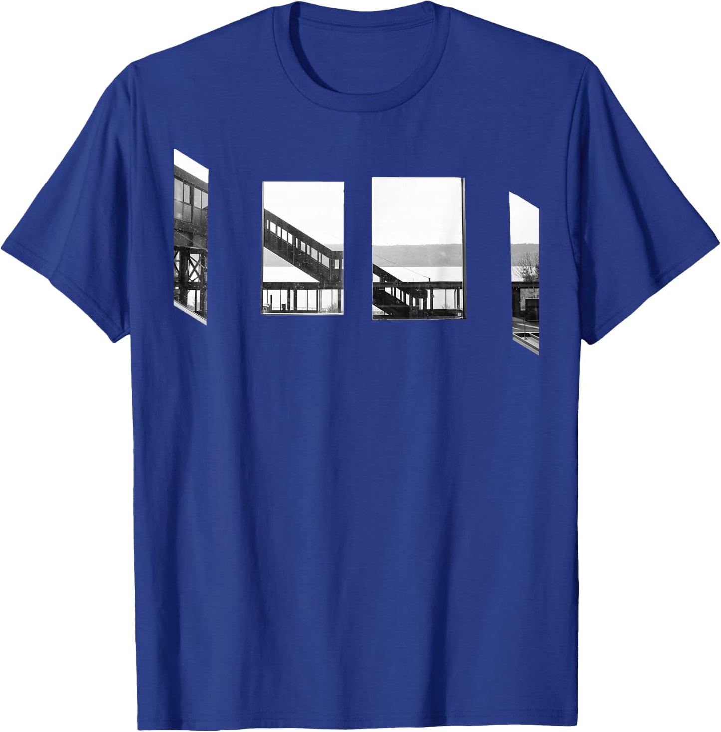 Black and White Industrial Urban Street -Shirt T-Shirt - T-Shirt | Royal