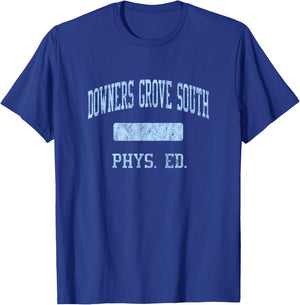 Downers Grove South High School HS Downers Grove IL PHYS Ed T-Shirt - T-Shirt | Royal