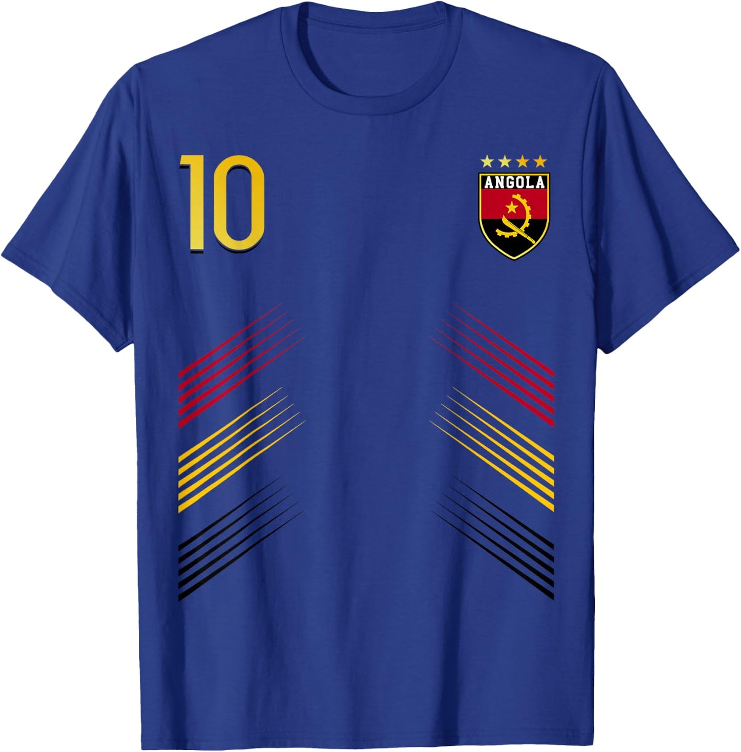 Flag Angola Faso Angolian Pride Lovers T-Shirt - T-Shirt | Royal