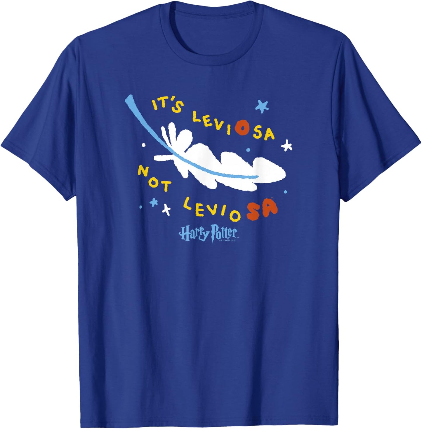 Harry Potter: Deathly Hallows 2 Leviosa Feather Doodle T-Shirt - T-Shirt | Royal
