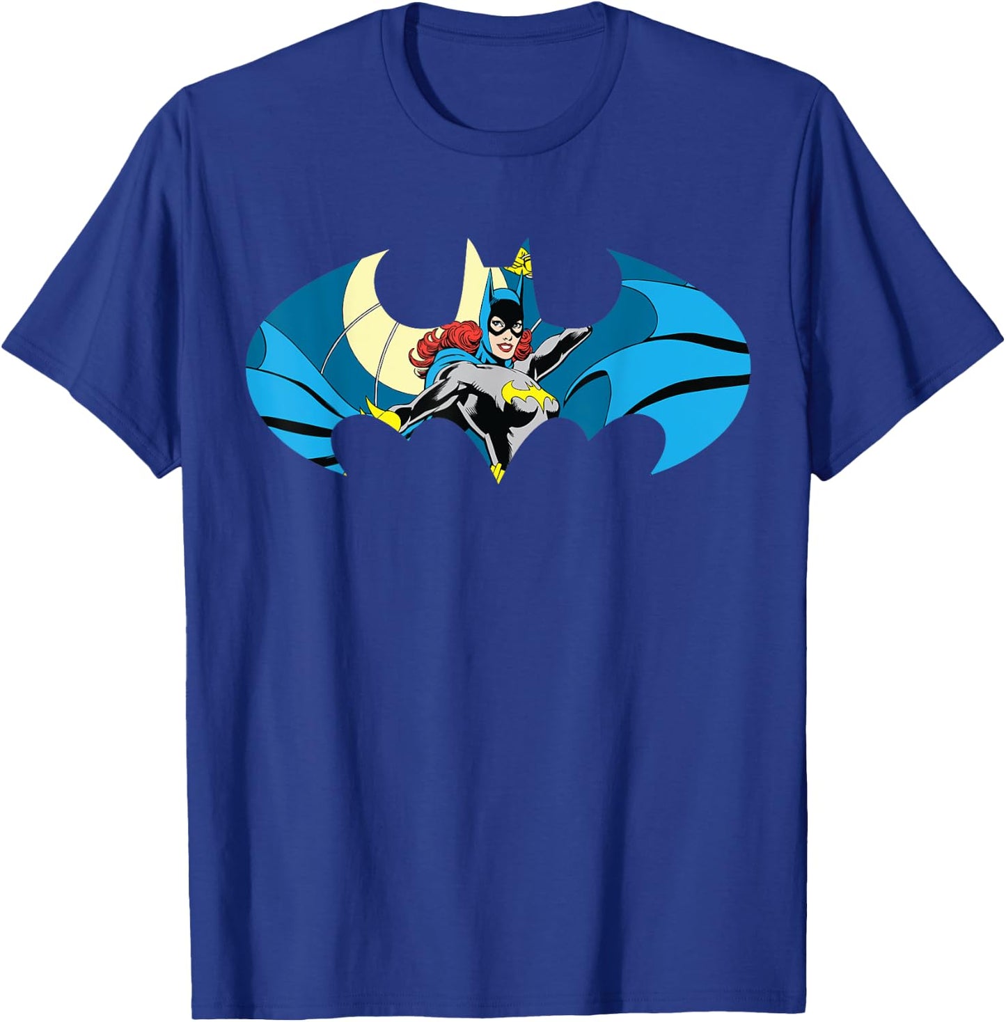 DC Batgirl Logo Charakterschild T-Shirt - T-Shirt | Royal