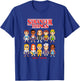 Stranger Things Retro Video Game Pixel Chibi Group Icons T-Shirt - T-Shirt | Royal