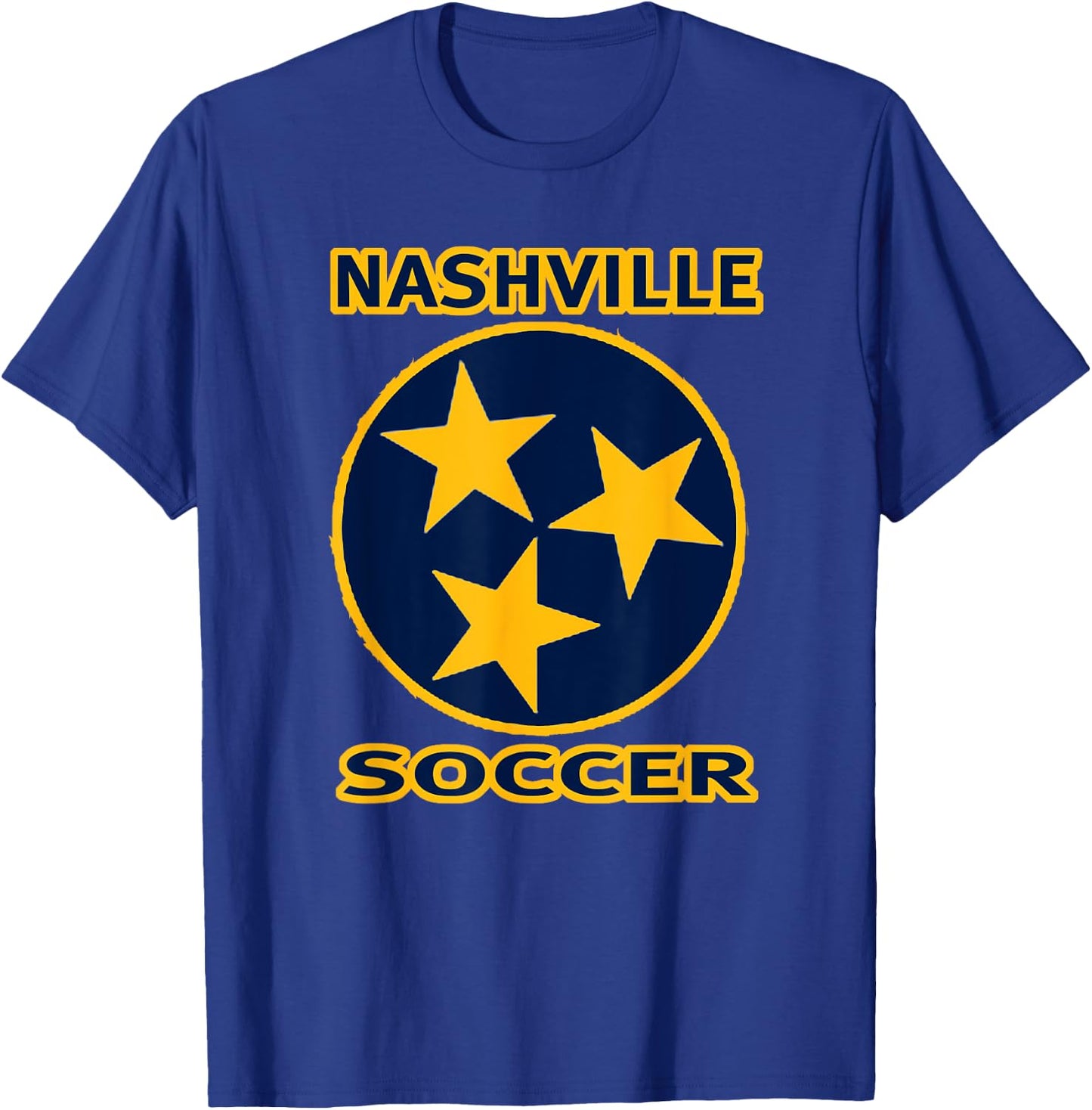 Nashville Soccer Tennessee TriStar Flag Shirt T-Shirt - T-Shirt | Royal