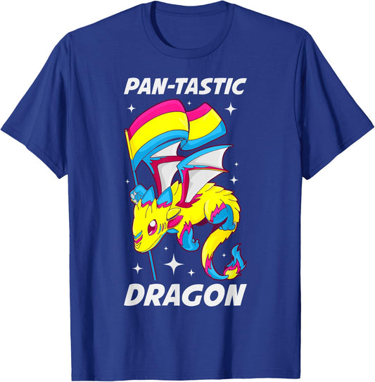 Pansexual Dragon T-Shirt - T-Shirt | Royal