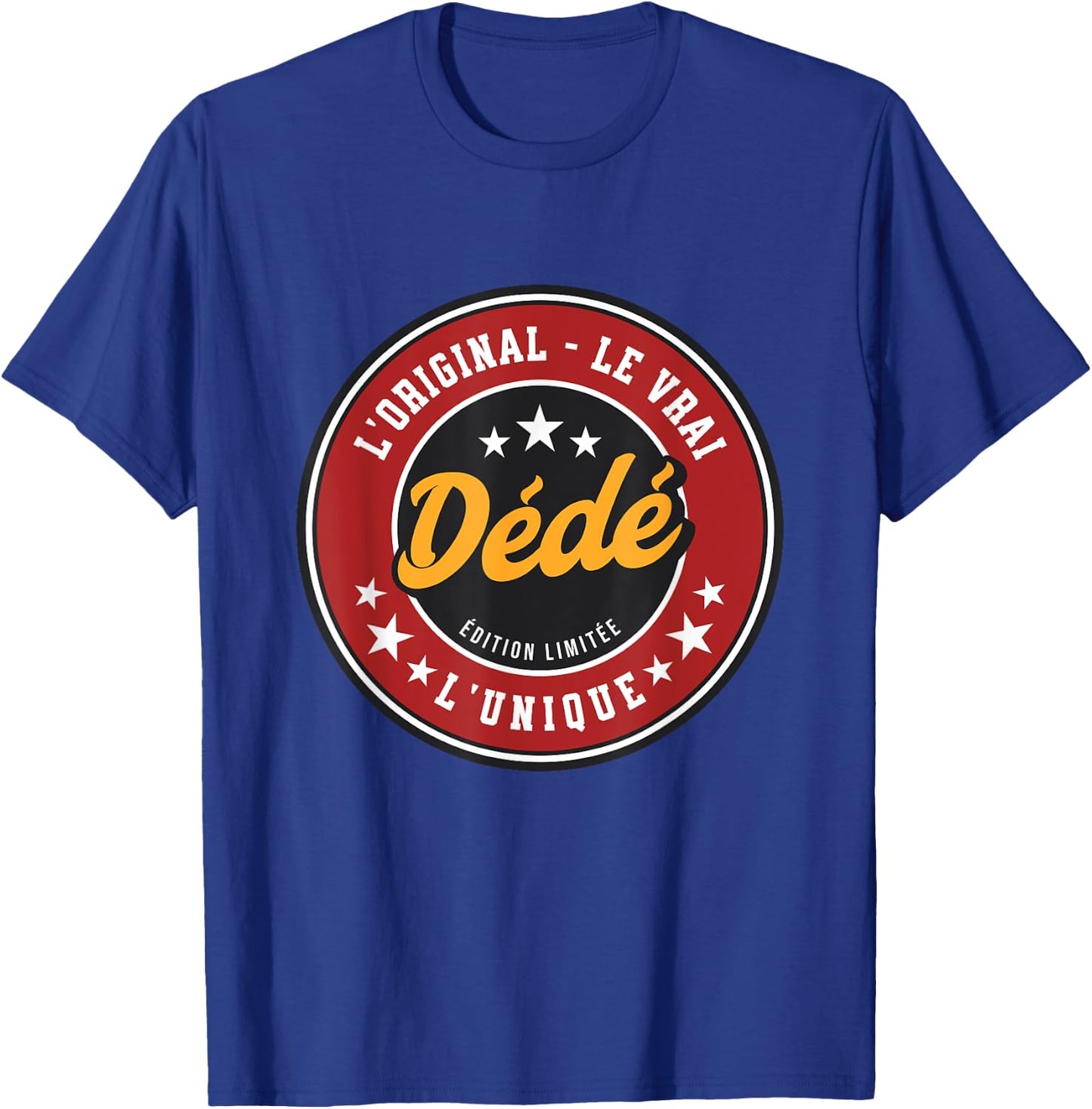 Dedicated Name Custom Dedicated The Original The True The Unique , Black, S T-Shirt - T-Shirt | Royal
