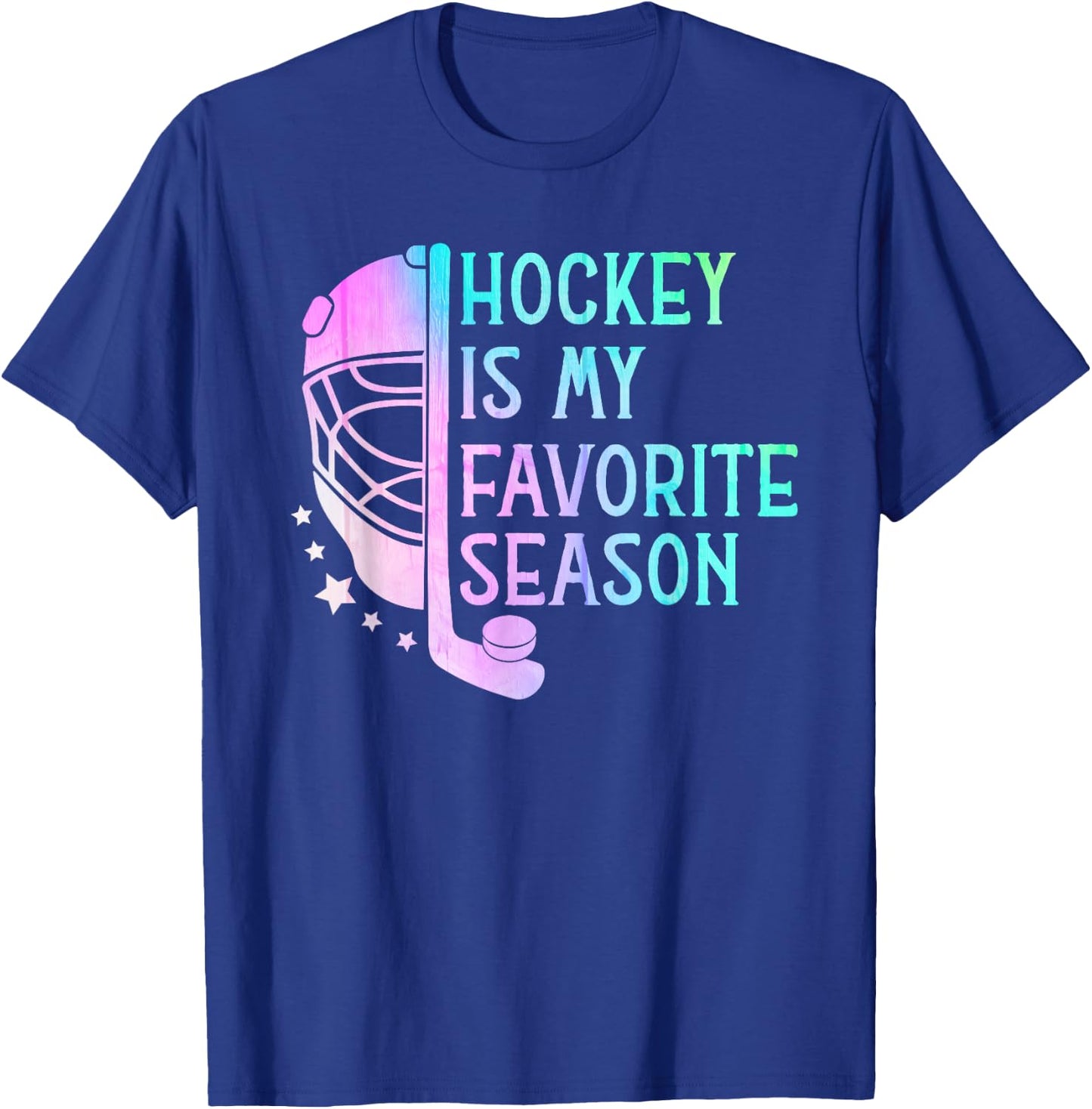 Hockey is My Favorite Season ice Hockey player Hockey fans T-Shirt - T-Shirt | Royal