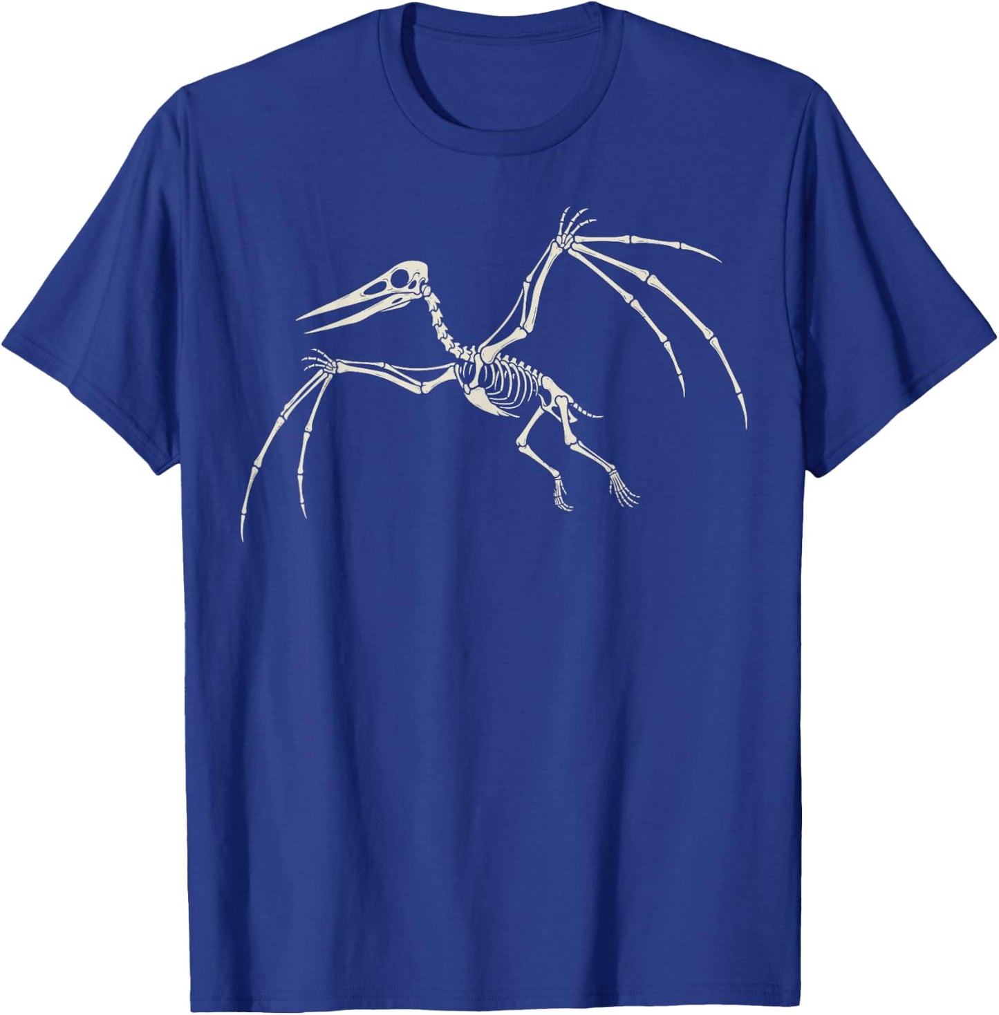 Pteranodon Skeleton Pterodactyl Dinosaur Bones T-Shirt - T-Shirt | Royal