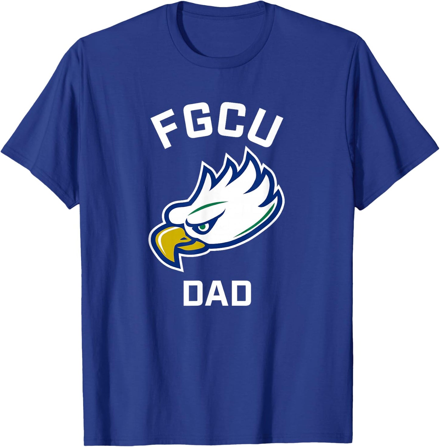 Florida Gulf Coast University FGCU Eagles Arched Dad T-Shirt - T-Shirt | Royal