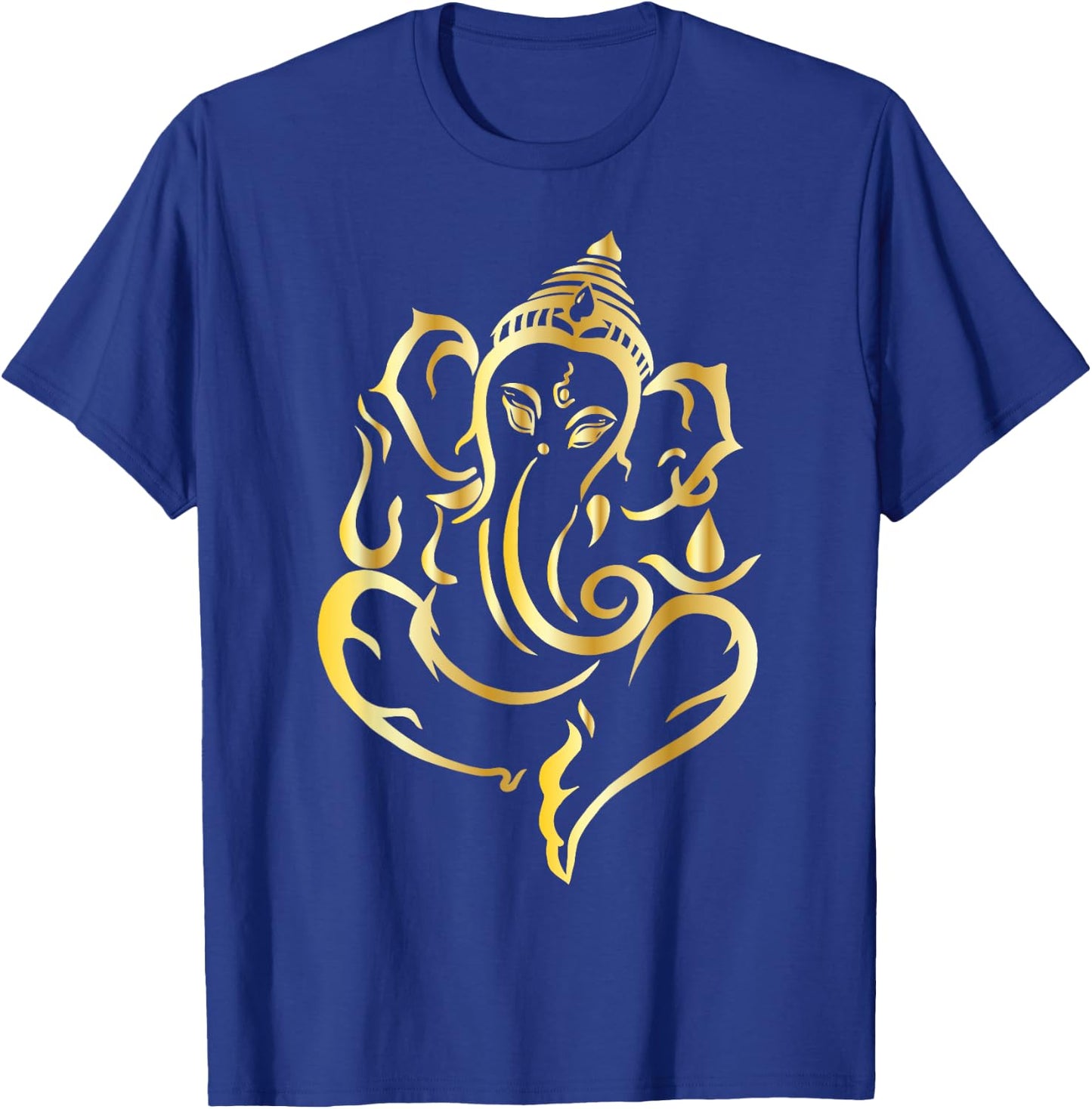 Elegant Lord Ganesha Hindu Indian God Spiritual Elephant T-Shirt - T-Shirt | Royal