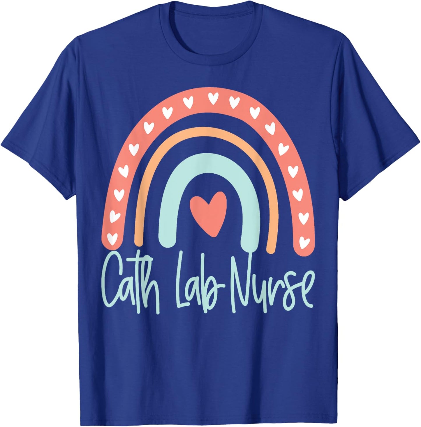 Cardiac Nurse Cath Lab Nursing T-Shirt - T-Shirt | Royal