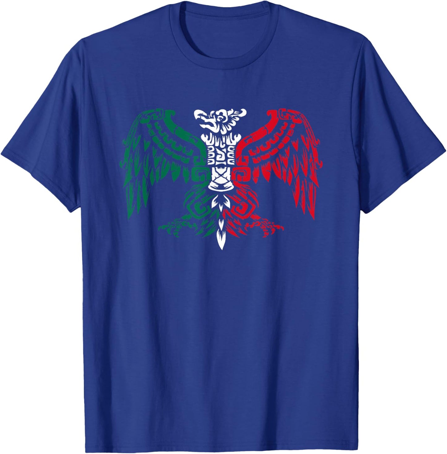 Aztec Eagle Warrior - Aztec Eagle Knight - Mexican Roots T-Shirt - T-Shirt | Royal