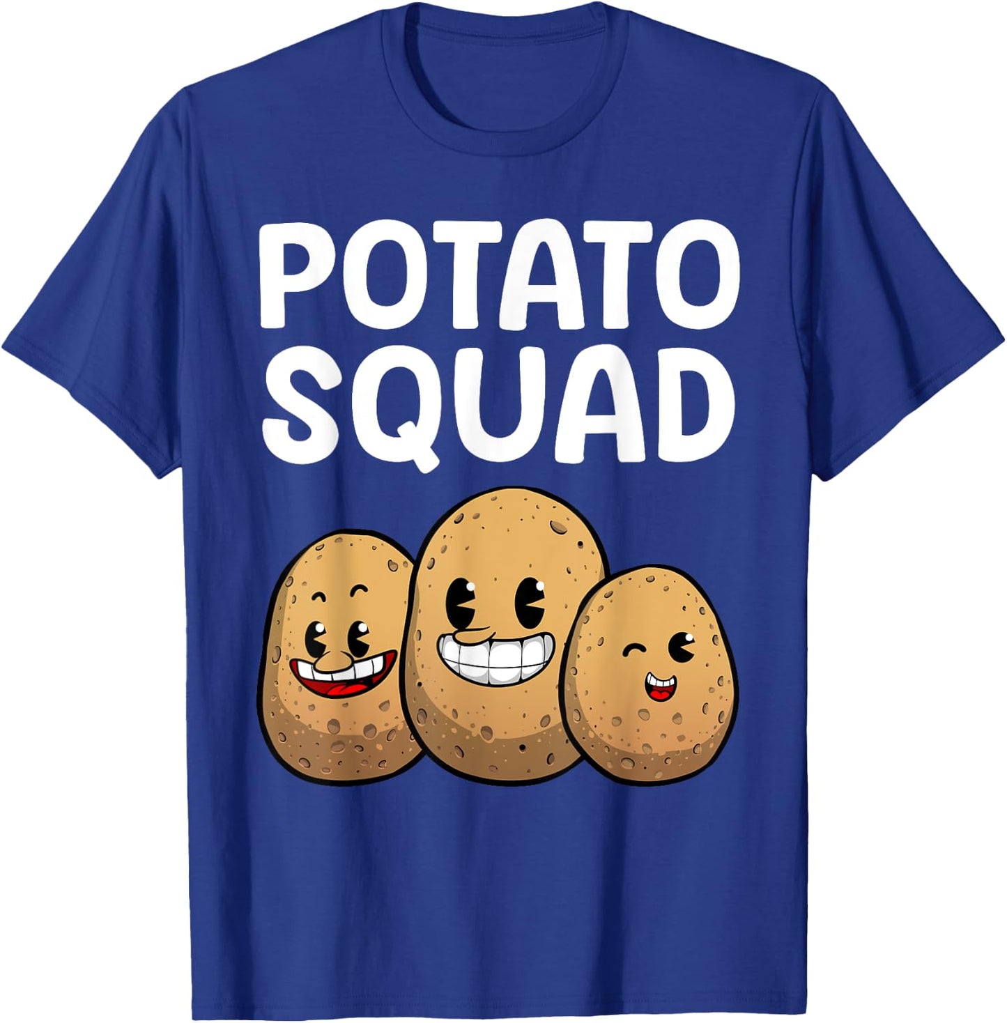 Cute Potato Novelty Women Kid Adult Gag Potato Lover T-Shirt - T-Shirt | Royal