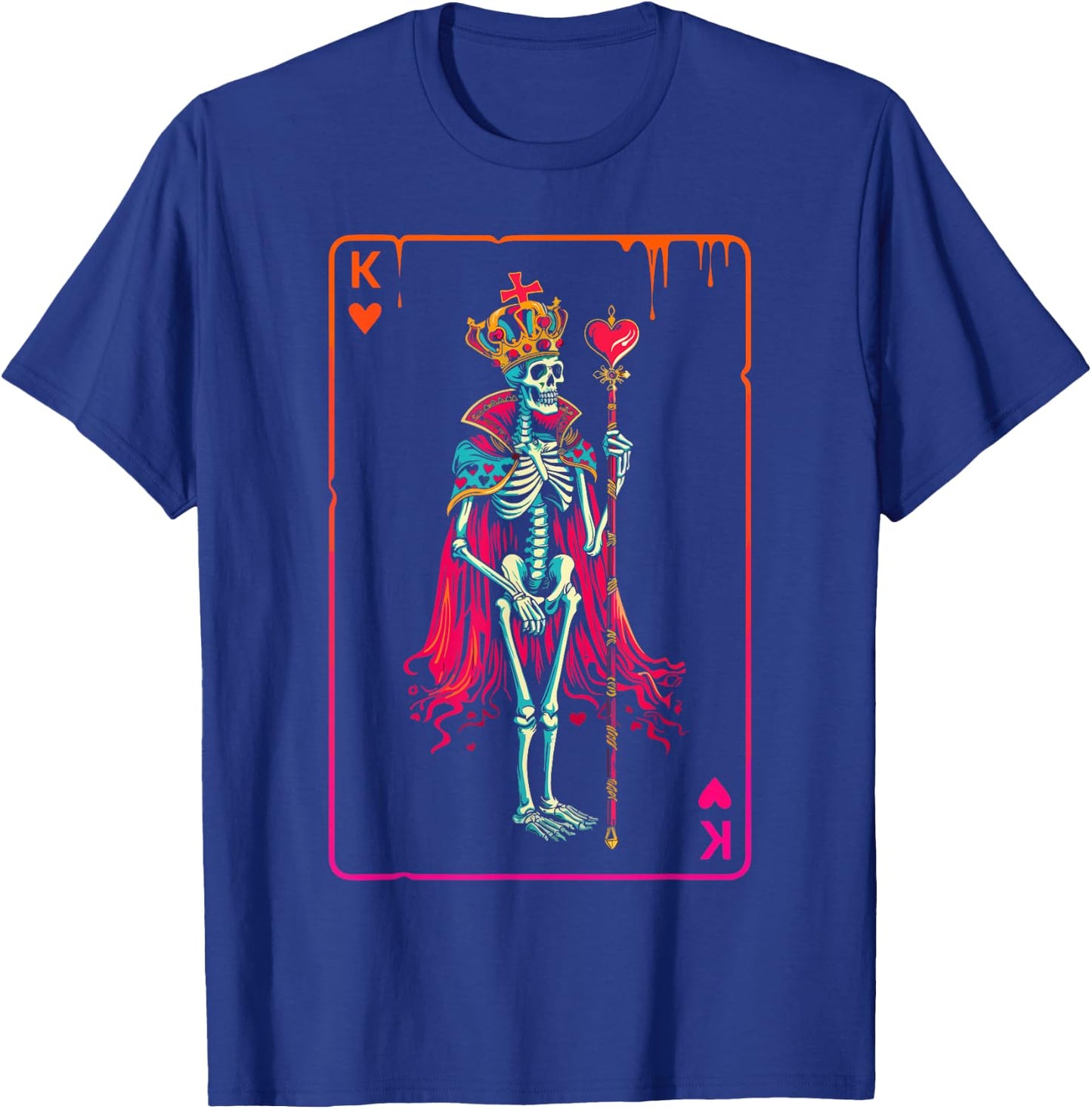 King of Hearts Halloween Costume Valentines Poker Couple Set T-Shirt - T-Shirt | Royal