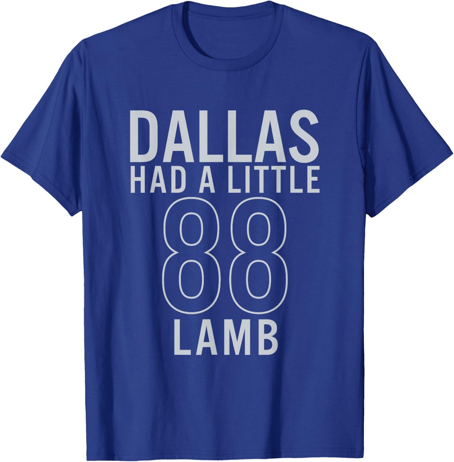 Dallas Had A Little Lamb T-Shirt - T-Shirt | Royal