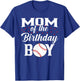 Mom of The Birthday Boy Baseball Bday Party T-Shirt - T-Shirt | Royal