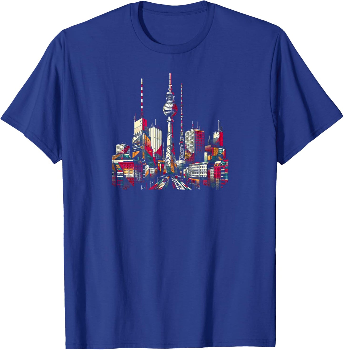 "Turm über Berlin", black T-Shirt - T-Shirt | Royal